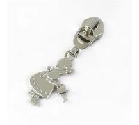 Estrattore for cerniera, sostituzione della testa della cerniera 5/10/20 pezzi 5# cursore for cerniera in argento for cerniere in nylon nastro borsa giacca cerniera tirante for indumenti bagaglio kit