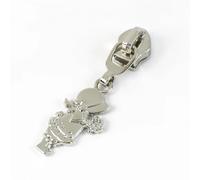 Estrattore for cerniera, sostituzione della testa della cerniera 5/10/20 pezzi 5# cursore for cerniera in argento for cerniere in nylon nastro borsa giacca cerniera tirante for indumenti bagaglio kit