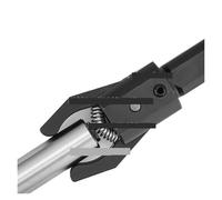 Estrattore for tornio CNC Tornio CNC Estrattore automatico 2 artigli 3 griffe Maniglia rotonda/quadrata Barra di alimentazione Macchina utensile Tornitura noiosa(Black)