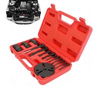 Estrattore frizione aria condizionata - Set di strumenti per compressore CA da 14 pezzi | Strumento per lo smontaggio di frizione e cuscinetti per la manutenzione di camion per auto | Set di riparazio