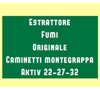 Estrattore fumi EBM G2E180 CAMINETTI MONTEGRAPPA ORIGINALE per AKTIV 22 27 32