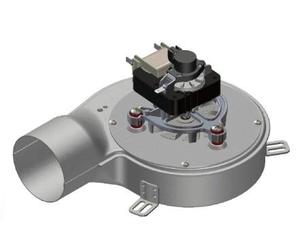 Estrattore fumi stufa pellet ventilatore + encoder universale 40W d. 80 classe H