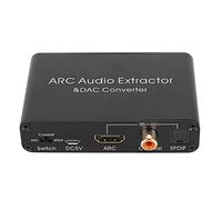 Estrattore HDMI ARC, Convertitore Analogico Digitale 192KHz Uscita Cuffie Coassiale SPDIF Ottica da 3,5 Mm, Ingresso Coassiale Ottico ARC, Supporta 5.1 Canali