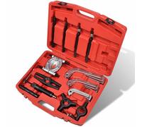 Estrattore idraulico puller separatore set di attrezzi 25 pezzi con cilindro da 10 tonnellate per cuscinetti e pulegge