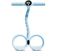 Estrattore intelligente per pedali, 6 tubi per pedali, fascia di resistenza con contatore digitale e maniglie, attrezzatura multifunzionale per palestra domestica, fascia di resistenza per pedali con