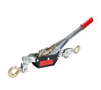 Estrattore Manuale per Fune 2/4T, Mini Tenditore con Strumento di Sollevamento a Doppio Gancio, per Costruzioni, Autostrade, Ponti, 2T