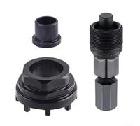 Estrattore pedivella a otto ganasce per biciclette che supportano lo smontaggio del movimento centrale ISIS e le procedure di rimozione della copertura centrale a 8 slot (Suit 3)