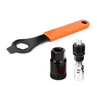 Estrattore Pedivella Bici, Estrattore Movimento Centrale Bici&Rimozione del Movimento Centrale e Chiave Inglese- Kit Attrezzi Bici, Estrattore Manovella Bici Kit di Attrezzi per la Riparazione di Bici