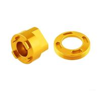 Estrattore Pedivella in Lega Alluminio 6061 Estrattore Pedivella | Compatibile per dub BB30, adatto per sram NX per gx, smontaggio , include tappo e utensile, nero oro argento(Golden)