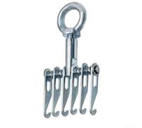 Estrattore per ammaccature in lamiera con gancio a 6 dita e anelli di sollevamento per martello scorrevole, compatibilità nelle riparazioni