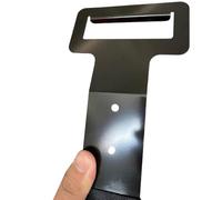 Estrattore per assetti con 190 x 135 x 30 mm, impugnatura ergonomica con design ergonomico che migliora la sua utilità complessiva (nero)