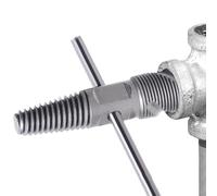 Estrattore per bulloni rotti, multifunzione, 1,27 cm, 3/4", per rimuovere filettature per tubi arrugginiti, per doccia, manutenzione, riparazione bagno, lavello da cucina, sostituzione cantina
