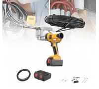 Estrattore per Cavi elettrici, Macchina per stendere Cavi Automatica a velocità variabile, velocità variabile 0-50 m/min, Forza di trazione Massima 600 N,37500mah+2pack,30m