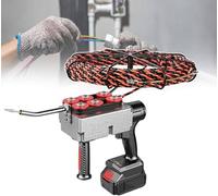 Estrattore per Cavi elettrici,Tiracavi Elettrico Cordless da 40 M/Min, Strumento per Infilare Cavi,2 Battery