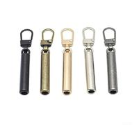 Estrattore per cerniera in lega di metallo per riparazione bagagli borsa da viaggio restauro e cucito progetti artigianali compatto 5 cm estrattore di ricambio (colore nero)