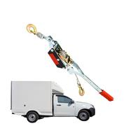 Estrattore Per Chiave Per Cavi - Tendifilo Manuale Con Da Traino A Doppio Gancio | Strumento Di Trazione E Crimpatura Per Carichi Pesanti Per Lavori Di Giardino, Salvataggio, Installazione, Inc