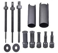 Estrattore per cuscinetti per bici Estrattore per cuscinetti Rimuovi set Kit di strumenti per estrattore per cuscinetti per moto Accessori per la riparazione del ciclismo black