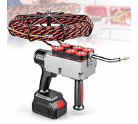 Estrattore per Filo Elettrico e Cavi,Sonda Passacavi Elettrica con Batteria | Con Sonda 40m/Min,Macchina Cablaggio Professionale 30m per La Comunicazione di Reti Idroelettriche Edili