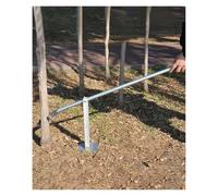 Estrattore per pali a T, Estrattore di pali for recinzione e ceppi d'albero con morsetto a C regolabile, dimensioni 2-12 cm(M)