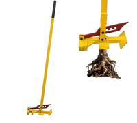 Estrattore per radici di alberi, resistente per rimuovere ceppi con manico regolabile, design senza sforzo per un facile sradicamento in giardini, fattorie e frutteti, ideale per la rimozione delle