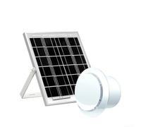 Estrattore per solare 2700RPM per Umidità e Estrattore per solare | Alimentazione per solare 12V, per zero consumo elettrico, per ideale per bagno e cucina, operazione silenziosa