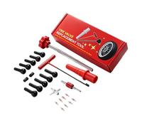 Estrattore per steli valvole Kit Attrezzi di Sostituzione e Installazione | Estrattore Stelo Valvola Pneumatico per Auto, Moto, Tosaerba, Controlli di Routine, Controlli Tubo con manico