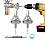 Estrattore per tubi a trapano | Estrattore per tubi filettati rotti per cucina, bagno, casa, garage, officina, cantiere, lavandino, Wa