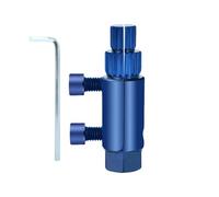 Estrattore per tubi rotti da 1/2" e 3/4", strumento di rimozione della vite a mano sinistra per faucets e valvole angolari, kit di riparazione per tubi NPT con design antiscivolo (blue)