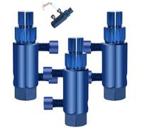 Estrattore per tubi rotti, estrattore a vite Faucet Valve Screw Extractor, Easy Out Bolt Extractor Kit for Damaged Faucet Water, Help You Remove Broken Threads Effortlessly (blu, 3 pezzi)