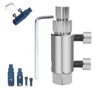 Estrattore per tubi rotti, estrattore a vite Faucet Valve Screw Extractor, Easy Out Bolt Extractor, Kit Extractor for Damaged Faucet Water, Help You Remove Broken Threads Effortlessly (bianco, 1 pezzo