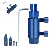 Estrattore per tubi rotti, estrattore a vite Faucet Valve Screw Extractor, Easy Out Bolt Extractor, kit di estrattore per acqua di Faucet Damaged Help You Remove Broken Threads Effortlessly (blu, 1