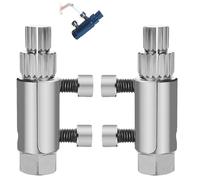 Estrattore per tubi rotti, estrattore a vite Faucet Valve Screw Extractor, estrattore a vite stripped Screw Extractor, kit Easy out Bolt Extractor for Damaged Faucet Water, Help You Remove Broken