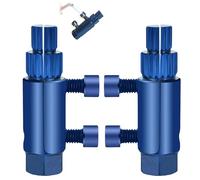 Estrattore per tubi rotti, estrattore a vite Faucet Valve Screw Extractor, Extractor, Easy out Bolt Extractor Kit for Damaged Faucet Water, Help You Remove Broken Threads Effortlessly (blu, 2 pezzi)