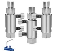 Estrattore per tubi rotti, estrattore di thread per valvole rotte, estrattore di vite Faucet Valve Screw Extractor, opening thread removal opening, Broken Faucet Removal Tool Kit for 1/2", 3/4", 1