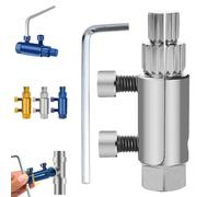 Estrattore per tubi rotti, estrattore di thread per valvole rotte, estrattore di vite Faucet Valve Screw Extractor, opening thread removal opening, Broken Faucet Removal Tool Kit for 1/2", 3/4", 1