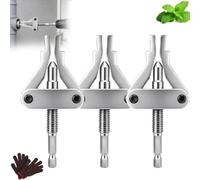 Estrattore per tubi rotti - Estrattore manuale 3-in-1 per 1/2", 3/4" e 1" (3pc) | Attacco esagonale antiscivolo | Testa di presa in acciaio ad alta resistenza per la riparazione di valvole di intercettazione
