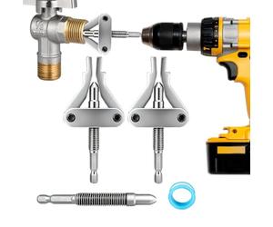 Estrattore per tubi rotti, set di 4 attrezzi per la riparazione di | Estrattore per tubi filettati rotti, strumento di rimozione per rubinetto, lavandino, cucina, bagno, casa, garage, officina