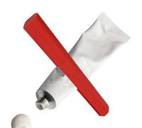 Estrattore per tubi, verde e bianco, estrusore antiscivolo, confezione da 4, design a chiave rotante, cursore in metallo, manico ergonomico, per lozione, crema, condimento, cibo per animali domestici
