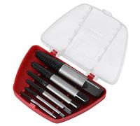 Estrattore per viti rotte 6Pcs Strumento GCR15 Acciaio danneggiato Bullone Prigioniero Trapano Estrattore Remover Set Facile estrarre Strumento di rimozione