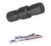 Estrattore perno cerniera in acciaio nero per Alpha One per Gen 2 nero | Compatibile con I, II, III, MC-1, R, per mr, essenziale per drive for service, design robusto