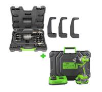 ESTRATTORE PNEUMATICO PER INIETTORI + SET DI 3 ADATTATORI + CHIAVE A PERCUSSIONE