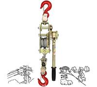 Estrattore portatile per cavi a cricchetto con capacità di 3 tonnellate, verricello manuale con freno, estrattore di potenza per rimorchio per carichi pesanti per rimorchio, sollevamento e trasporto