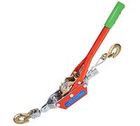 Estrattore Pratico Attrezzi, estrattore a cricchetto con Cavo 2,2 m, argano Manuale con Anti-inversione e 2 Ganci, Doppi Ingranaggi, argano Elettrico Portatile con cricchetto in Acciaio Il Traino c