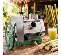 Estrattore Professionale Di Succo Di Canna Da Zucchero, Pressa Manuale Robusta In Acciaio Inox A 3 Rulli, Spremitore A Manovella Per Uso Domestico E Commerciale, Apertura Di Ingresso 63mm