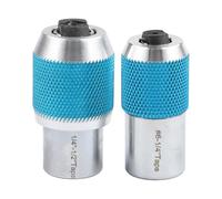 Estrattore regolabile per rubinetto, 2 pezzi, strumento di rimozione del rubinetto con attacco da 3/8, adatto per alesatori per rubinetti da 6 a 1/2 pollici, estrattore a vite in metallo per spazi