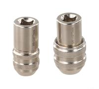 Estrattore regolabile per rubinetto, attacco 3/8, 15,2-0,6 cm (argento) | Ganasce regolabili da 3 mm a 12 mm, attacco quadrato 3/8, impedisce lo scivolamento, struttura in metallo