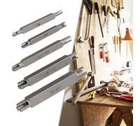 Estrattore rubinetto vite esagonale argento set 5 pz lega resistente acciaio