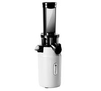 Ventray Ginnie Estrattore Frutta e Verdura - Slow Juicer 60 Giri/Min- Estrattore di Succo con Funzione di Masticazione Inversa, Facile da Pulire, Senza BPA, Cold Press, Spremiagrumi Elettrico, Bianco