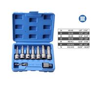 Estrattore Viti Manuale 9PCS HSS per Avvitatore 3/8in Ruggine Strippato Vi