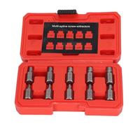 Estrattori a vite 10 pcs testa esagonale a testa multipli per viti rotte strumenti di rimozione a spirale a sinistra per una facile estrazione a vite